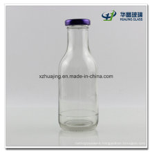 300ml 330ml Flint Clear Glass Drinking Bottles with Tin Lids